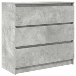Berkfield Sideboard Concrete Grey 80X35X76 Cm Engineered Wood - thumbnail 2