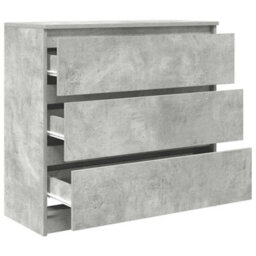 Berkfield Sideboard Concrete Grey 80X35X76 Cm Engineered Wood - thumbnail 5