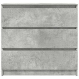 Berkfield Sideboard Concrete Grey 80X35X76 Cm Engineered Wood - thumbnail 6