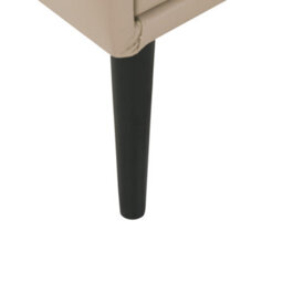 Beliani 2 Drawer Bedside Table Essonne Faux Leather Beige - thumbnail 7