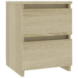 Berkfield Bedside Cabinet Sonoma Oak 30X30X40 Cm Engineered Wood - thumbnail 2