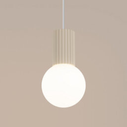 Luminosa Lighting Luminosa Halo Slim Pendant Ceiling Light Beige 1X G9 - thumbnail 3