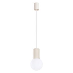 Luminosa Lighting Luminosa Halo Slim Pendant Ceiling Light Beige 1X G9