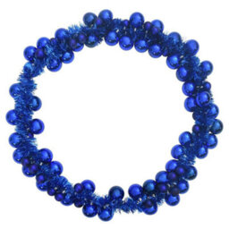 Vidaxl Christmas Ball Garland Blue 186 Cm Polystyrene - thumbnail 5