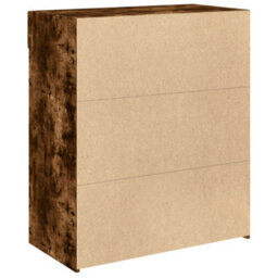 Berkfield Sideboard Smoked Oak 80X42.5X93 Cm Engineered Wood - thumbnail 6