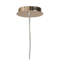 Luminosa Lighting Luminosa Mara Pendant 4 Light E27 Round, French Gold With Ivory White Shade - thumbnail 3