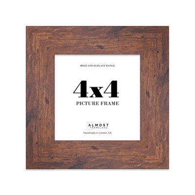 "13X13"" Silver Picture Frame - 13X13"" Square Frame With 11X11"" Mount For 13X13""/11X11"" Pictures Moderrn Style Thin Edge, 1 Pack" - image 1