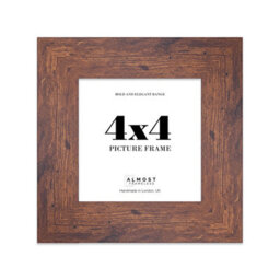 "13X13"" Silver Picture Frame - 13X13"" Square Frame With 11X11"" Mount For 13X13""/11X11"" Pictures Moderrn Style Thin Edge, 1 Pack" - thumbnail 1