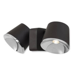 Luminosa Lighting Luminosa Drone Integrated Led Dome Wall / Ceiling Light Chrome, Brown - thumbnail 1