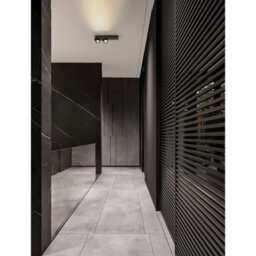 Luminosa Lighting Luminosa Lusa Twin Ceiling Spotlight Foggy Nickel, Black Triac Dimmable Led 21W 1540Lm 3000K - thumbnail 2