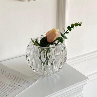 Marquise Glass Candle Holder - Clear - Set Of 24 - image 1