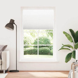 Berkfield Pleated Blind White 115X200 Cm Fabric Width 114.4 Cm Polyester - thumbnail 2