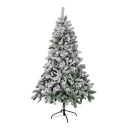 Samuel Alexander 7Ft (2.1M) Snowy Imperial Pine Green Fir Christmas Tree With Metal Stand - thumbnail 8