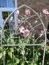 Inspirational Gifting Pair Of Verdigris Arched Trellis - thumbnail 3