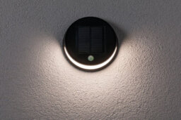 Paulmann 94265 Helena Solar Led Wall Luminaire Round Incl. 1X3 Watt Outdoor Lighting Anthracite Garden Lighting Plastic - thumbnail 7