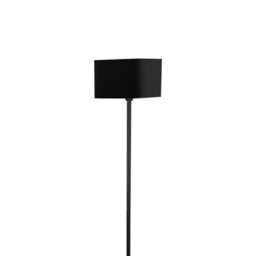 Milagro Napoli Floor Lamp Matt Black And Gold Hand Made High Quality Metal And Fabric Construction - thumbnail 3