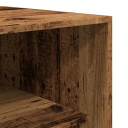 Berkfield Wardrobe Old Wood 80X50X200 Cm Engineered Wood - thumbnail 7