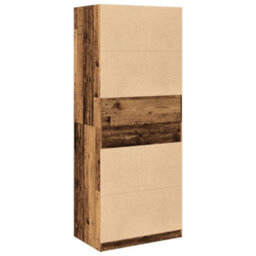 Berkfield Wardrobe Old Wood 80X50X200 Cm Engineered Wood - thumbnail 6