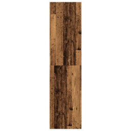 Berkfield Wardrobe Old Wood 80X50X200 Cm Engineered Wood - thumbnail 5