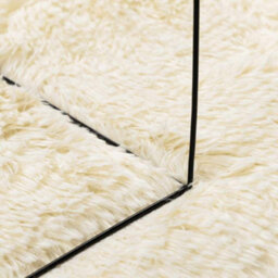 Vidaxl Shaggy Rug High Pile Navarra Cream 130X200 Cm Polyester - thumbnail 7
