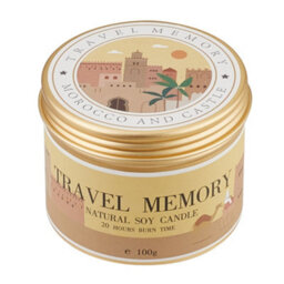 Living And Home Long-Lasting Baltic Amber Scented Soy Wax Candle In Travel-Friendly Aluminum Tin With Lead-Free Cotton Wick - thumbnail 4