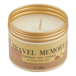 Living And Home Long-Lasting Baltic Amber Scented Soy Wax Candle In Travel-Friendly Aluminum Tin With Lead-Free Cotton Wick - thumbnail 5