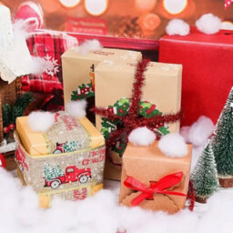 CLEFFNS 300G Christmas Fake Snow, Artificial Fluffy Snow Fiber For Decoration White Cotton Fiber, Fake Snow Blanket For Xmas Tree Decor - thumbnail 7