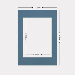 Ak Frames A6 Pompadour Picture Mounts To Fit A7 Aperture Size - Mount Board Only (No Frame Included) - thumbnail 3