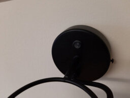 Harper Living 1Xg9 Up Wall Light With On/off Switch, Matt Black Finish, Globe Shaped Glass Shade - thumbnail 2