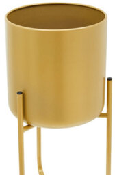 Orsina Avento Small Gold Finish Floor Planter - thumbnail 3