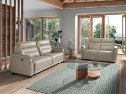 Angel Cerda Elegant Round Tempered Glass And Walnut Corner Table For Modern Homes - thumbnail 5