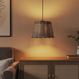 Walplus Ceiling Lamp Shade Brown 30X20 Cm Wicker - thumbnail 3