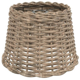 Walplus Ceiling Lamp Shade Brown 30X20 Cm Wicker - thumbnail 2