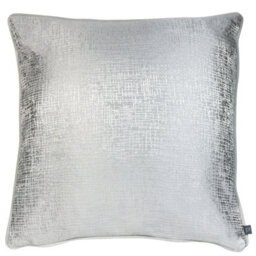 Prestigious Textiles Cinder Metallic Jacquard Piped Polyester Filled Cushion - thumbnail 1