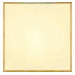 Luminosa Lighting Luminosa Tibey 45Cm Square Flush Ceiling Light Brass-Coloured Matt Led 3000K - thumbnail 4