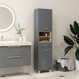 Bathroom Storage Unit With Open Shelves - thumbnail 4