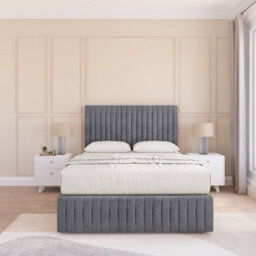 "Sloomy 3Ft Madison Divan Bed Base Armour Coinston ,no Drawers, 12"" Footboard & 26"" Struts Headboard - Single" - thumbnail 2