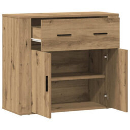 Vidaxl Sideboard Artisian Oak 80X33X70 Cm Engineered Wood - thumbnail 4