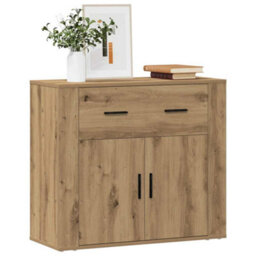 Vidaxl Sideboard Artisian Oak 80X33X70 Cm Engineered Wood - thumbnail 3