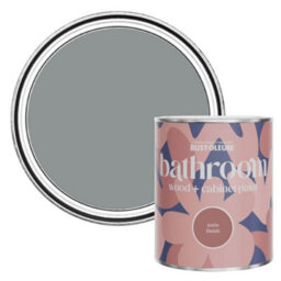 Rust-Oleum Mid-Anthracite Satin Bathroom Wood & Cabinet Paint 750Ml