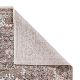 Grey Traditional Abstract Bordered 10mm Thick Rug For Bedroom, Dining Room, Easy To Clean Abstract Rug-80Cm X 150Cm - thumbnail 5