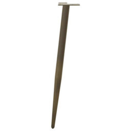 Berkfield Console Table Legs Conical Shape 4 Pcs Natural Steel 72-73 Cm Steel - thumbnail 5