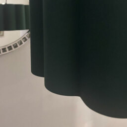 CGC Lighting Cgc Maria Scalloped Forest Green Drum Lampshade Large 48Cm - thumbnail 8