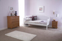 Gfw Madrid Wooden Day Bed Single White - thumbnail 1