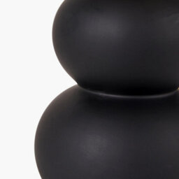 Pacific Lifestyle Black Curved Bottle Ceramic Table Lamp - thumbnail 7