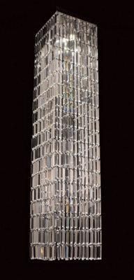 Luminosa Lighting Luminosa Crystalart Square Crystal Pendant Pendant Ceiling Light