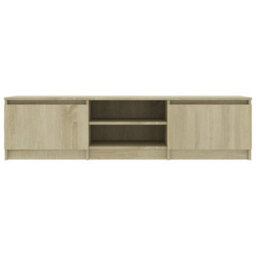 Berkfield Tv Cabinet Sonoma Oak 140X40X35.5 Cm Engineered Wood - thumbnail 4