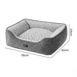 Skylos Large Dog Bed Pet Cushion Fluffy Plush Washable For Calming Anxiety - thumbnail 4