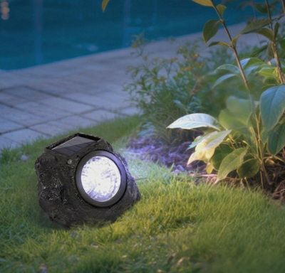 4Pack Solar Rock Lights Outdoor Path Light Garden Ip44 Led Landscape Spotlights - image 1