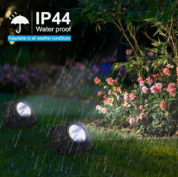 4Pack Solar Rock Lights Outdoor Path Light Garden Ip44 Led Landscape Spotlights - thumbnail 5